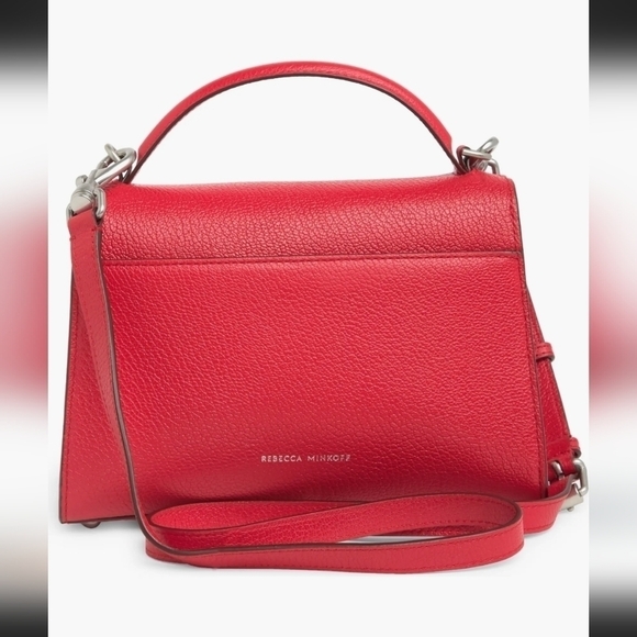 NWT Rebecca Minkoff Lou Top Handle Leather Crossbody - Picture 5 of 13